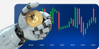 Vista dashboard della piattaforma Blue Bubble Tea per lo scambio di criptovalute