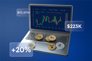 Esibizione della tecnologia del sistema di trading automatizzato basato su intelligenza artificiale su Blue Bubble Tea